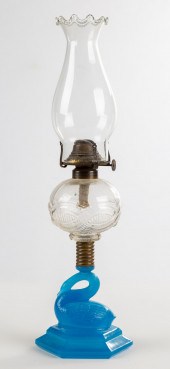 19TH CENTURY ATTERBURY OIL LAM