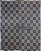 19TH CENTURY BLUE AND WHITE HA