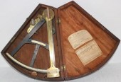 19TH CENTURY BRASS AND EBONY Q