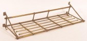 19TH CENTURY BRASS TROLLEY CAR