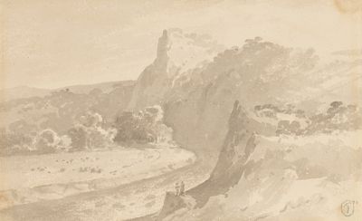 19th Century British Wash Drawing