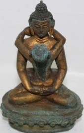 19TH CENTURY BRONZE KARMA-SUTR