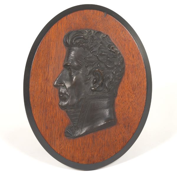 19TH CENTURY BRONZE PROFILE