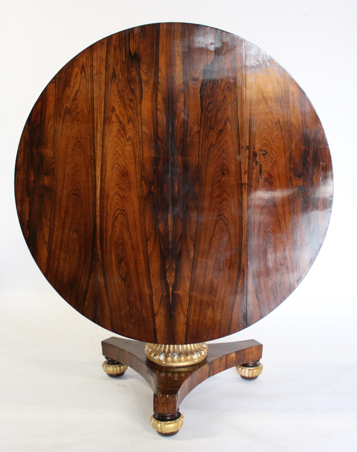 19TH CENTURY CARVED & PARCEL GILT