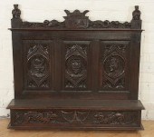 19TH CENTURY CARVED WALNUT FIG
