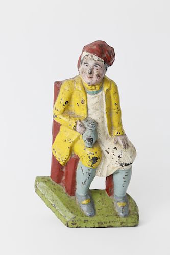 19TH CENTURY CAST IRON DOORSTOP