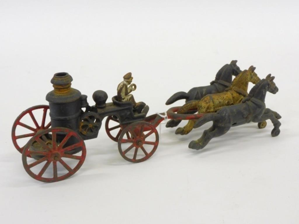 19TH-CENTURY CAST IRON FIRE