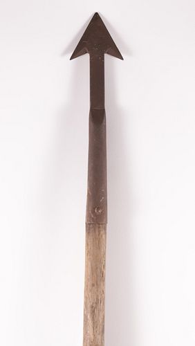 19TH CENTURY CAST IRON FISHING GAFF
