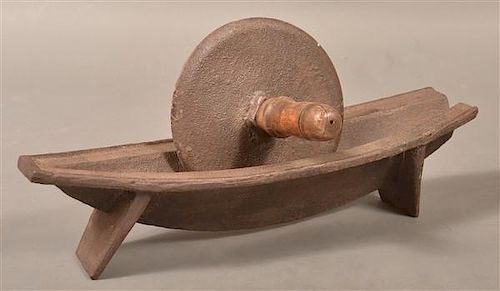 19TH CENTURY CAST IRON HERB