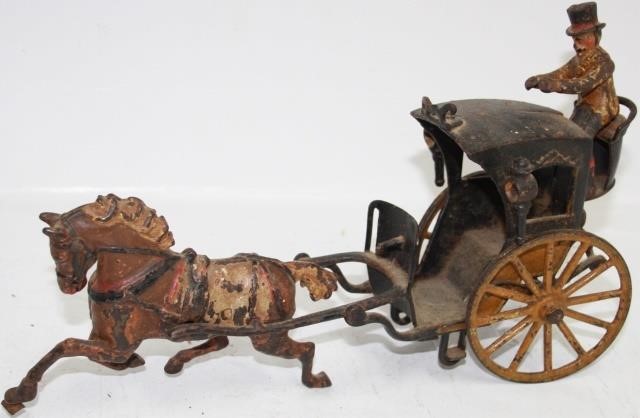 19TH CENTURY CAST IRON HORSE