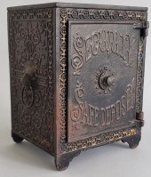 19TH CENTURY CAST IRON SAFE ST