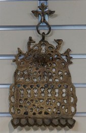 19TH CENTURY CHANUKAH MENORAH