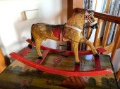19TH CENTURY CHILD'S ROCKING H