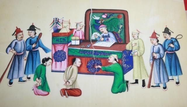 19TH CENTURY CHINESE ALBUM OF 12
