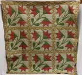 19TH CENTURY CHINTZ BACKED, CA