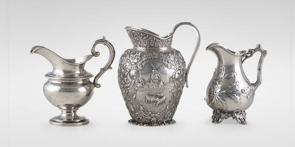19th Century. Collection of three