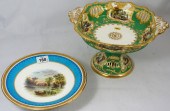 19th Century Comport Handpaint