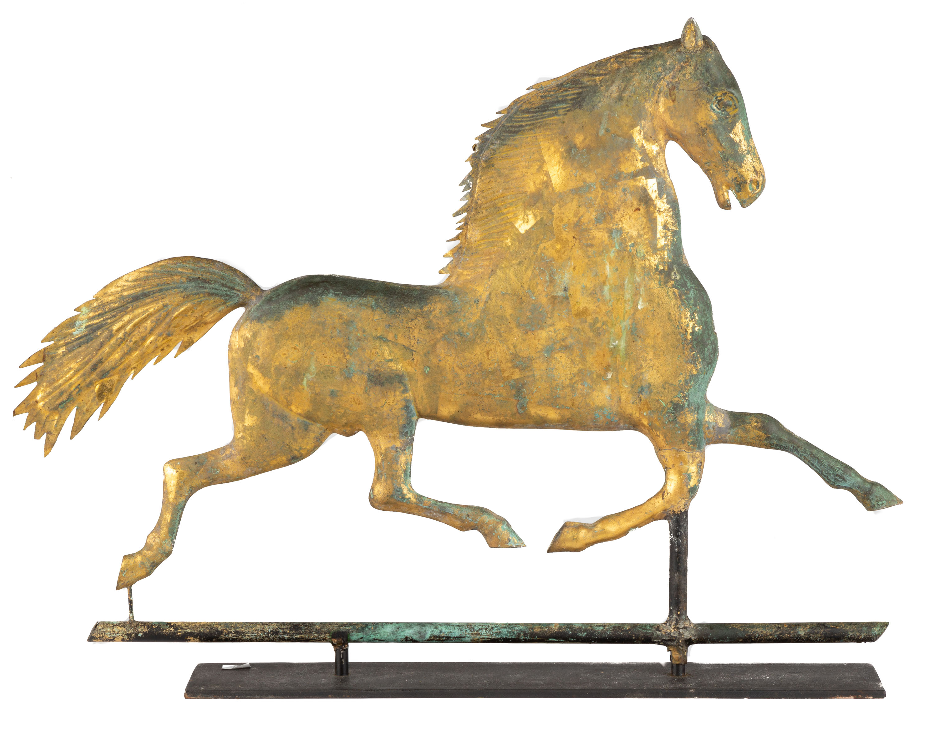 19TH CENTURY COPPER AND GILT