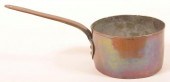 19TH CENTURY COPPER SAUCE PAN.