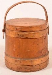 19TH CENTURY COVERED FIRKIN.19