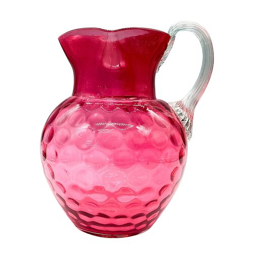 19TH CENTURY CRANBERRY GLASS