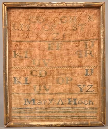 19TH CENTURY CROSS STITCH