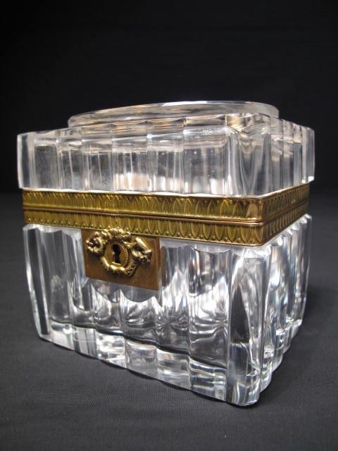 19th century crystal box with