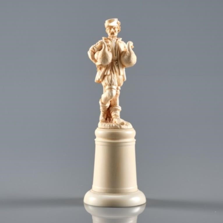 19TH CENTURY DIEPPE CARVED