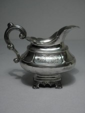 19th century Dutch silver crea