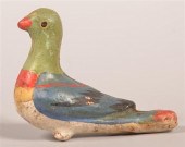 19TH CENTURY EARTHENWARE BIRD