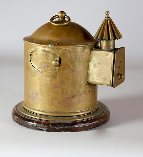19TH CENTURY ENGLISH BRASS NIGHT