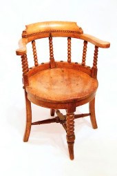 19TH CENTURY ENGLISH ELMWOOD S