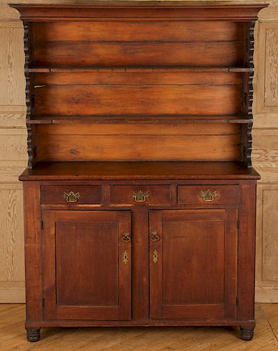 19TH CENTURY ENGLISH HUTCHA