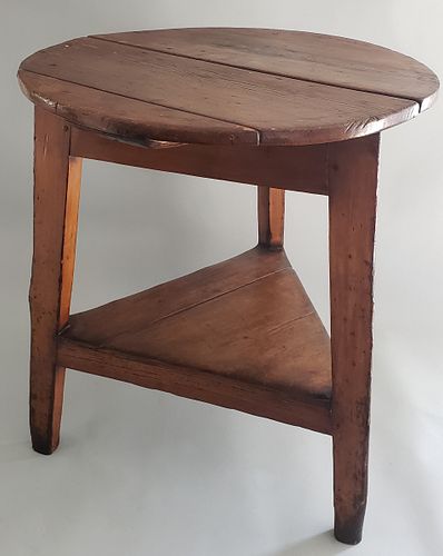19TH CENTURY ENGLISH PINE CRICKET