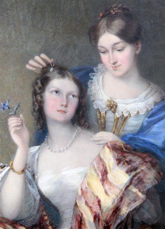 19th century English School oil
