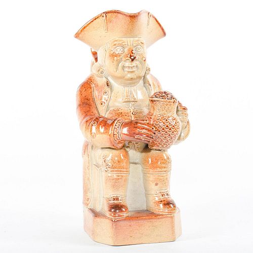 19TH CENTURY ENGLISH STONEWARE TOBY