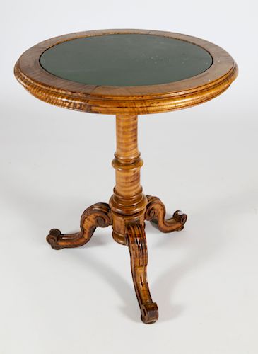 19TH CENTURY ENGLISH TIGER MAPLE