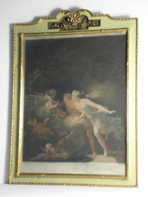 19th century engraving in color