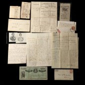 19TH CENTURY EPHEMERA GROUPING