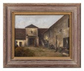 19TH CENTURY EUROPEAN COURTYAR
