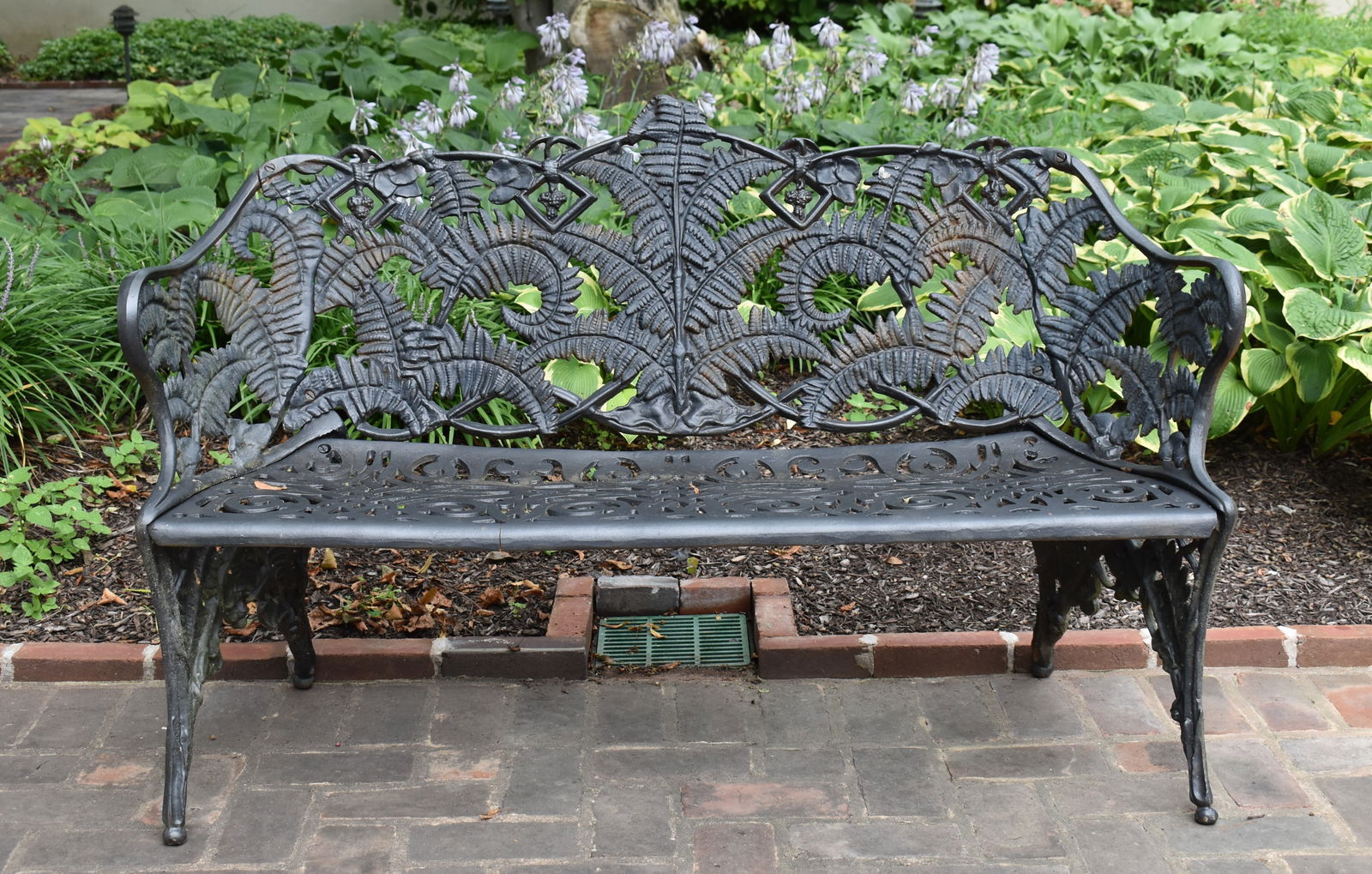 19TH CENTURY FERN PATTERN CAST IRON