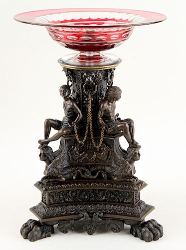 19TH CENTURY FIGURAL BRONZE