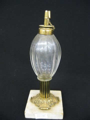 19th Century Fluid Lamp brass