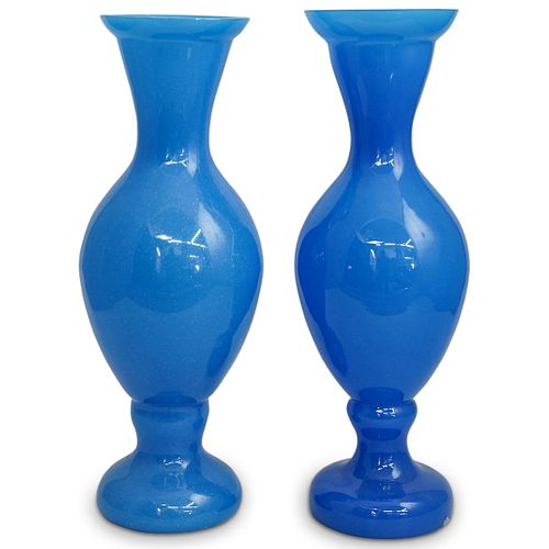 19TH CENTURY FRENCH BLUE OPALINE