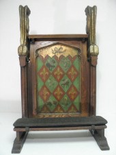 19th century French carved gil