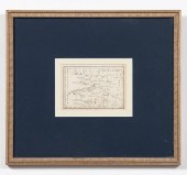 19TH CENTURY FRENCH MAP, MAINE