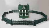 19TH CENTURY GABLED DOLL HOUSE
