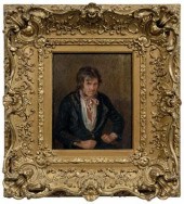 19th century genre painting, a