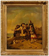 19th century genre painting, t