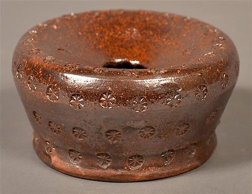 19TH CENTURY GLAZED REDWARE